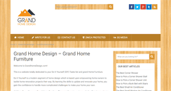 Desktop Screenshot of grandhomedesign.com