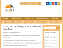 Tablet Screenshot of grandhomedesign.com